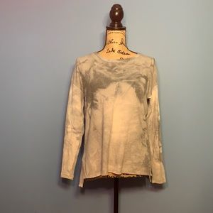 Plush XS soft and sexy grey long sleeve shirt